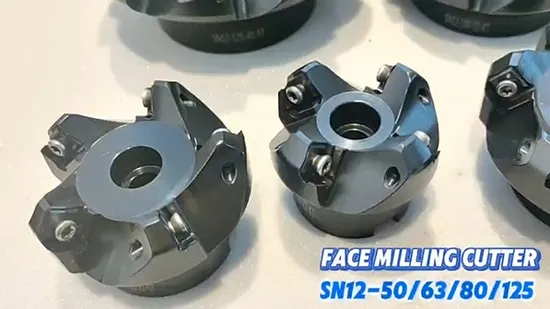 High Quality Face Mill Head Cutting Tools Face Milling Sn12-50mm 45degree Plane Milling Cutter for Insert Snmx1205